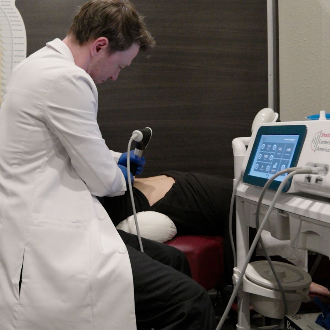 shockwave therapy at action spine and joint